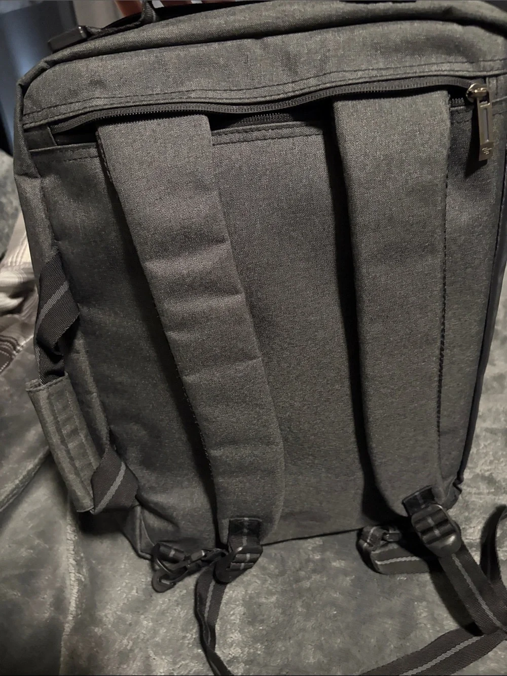Solo New York Black Men's Travel Briefcase backpack